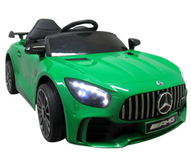 Mercedes GTR-S zielony  Miękkie koła Eva, miękki fotelik Licencja