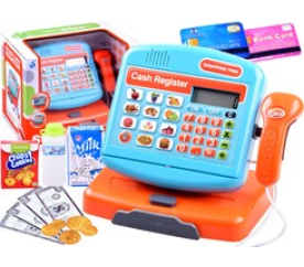 Elektroniczna zabawka Kasa fiskalna sklep ZA3883 uniwersalny