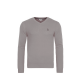 U.S. Polo ASSN. Sweter V-Neck Grey Melange