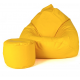 Torba na sofę Aga XXXL + podnóżek Żółty
