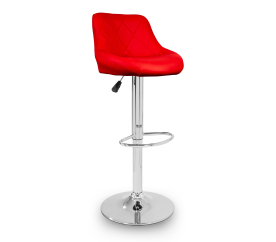 Krzesło barowe Aga czerwone