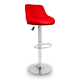 Krzesło barowe Aga czerwone