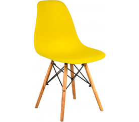 Aga Krzesło jadalniane żółte