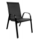 Krzesło ogrodowe Aga MR4400BC czarne
