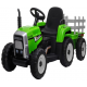 R-Sport Traktor elektryczny z holownikiem C1 Zielony