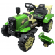 R-Sport Traktor elektryczny z hakiem holowniczym C2 Zielony