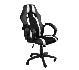 Fotel gamingowy Aga MR2060 czarno-białe