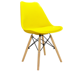 Aga Krzesło do kuchni salonu jadalni MR2035Y Żółte