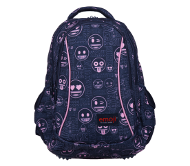 St.RIGHT Trzykomorowy plecak szkolny Emoji
