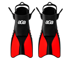 Płetwy do snurkowania snorkelingu pływania r. 38-42 czarne/czerwone