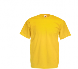 Fruit Of The Loom T-shirt VALUEWEIGHT T Sunflower