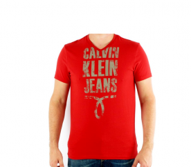 CALVIN KLEIN T-shirt cmp25p 547 Rouge