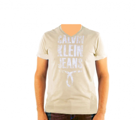CALVIN KLEIN T-shirt cmp25p 8b2 Marron Fonce