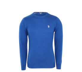 U.S. Polo ASSN. Sweter ROUND-NECK Royal