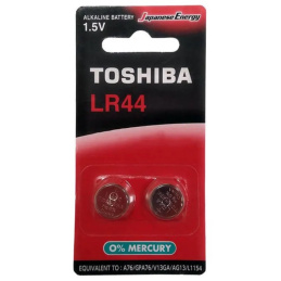 Bateria Toshiba AG13 LR44 A76 blister 2szt