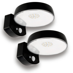 2x Lampa solarna elewacyjna LED z czujnikiem ruchu Eco Light