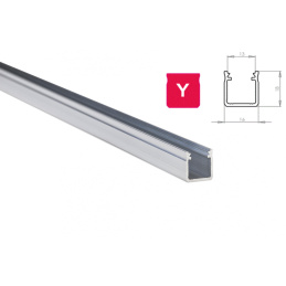 Profil aluminiowy do taśm LED Y powierzchnia 2m