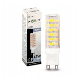 LED żarówka - G9 - 12W - zimna biel
