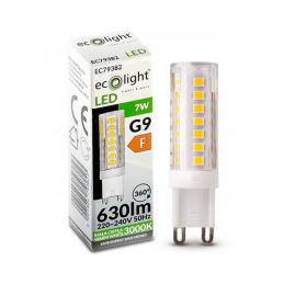 LED żarówka - G9 - 7W - zimna biel