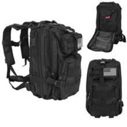 Vojenský batoh 28L černý ISO 8915