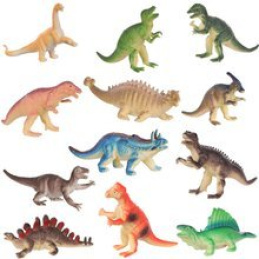 Figurky Dinosauři sada 12 ks 12-14 cm ISO