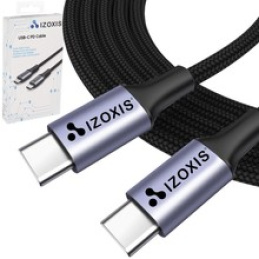 Kabel USB Typ-C PD, 2m černý Izoxis 18927