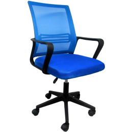 Fotel Obrotowy K5 NIEBIESKI, Krzesło biurowe