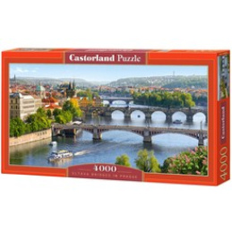 Puzzle 4000 el. Vltava Bridges in Prague uniwersalny
