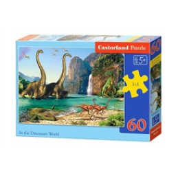 Puzzle 60 el. In the Dinosaurs World uniwersalny