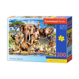 Puzzle 200 el. Savanna Animals uniwersalny