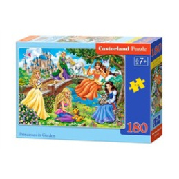 Puzzle 180 elementów Princesses in Garden uniwersalny