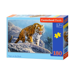 Puzzle 180 el. Tiger on the Rock uniwersalny