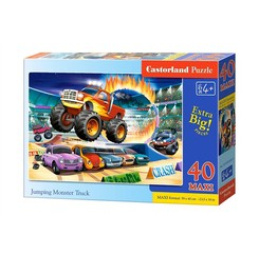 Puzzle 40 el. MAXI Jumping Monster Truck uniwersalny