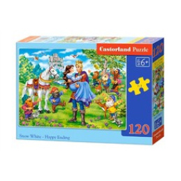 Puzzle 120-elementów Snow White - Happy Ending uniwersalny