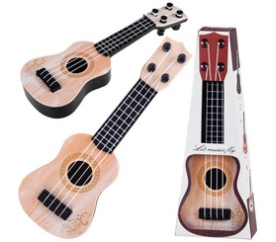 Mini gitarka dla dzieci ukulele 25 cm IN0154 KR uniwersalny