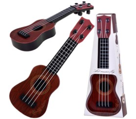 Mini gitarka dla dzieci ukulele 25 cm IN0154 CB uniwersalny