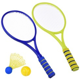 Zestaw badminton tenis piankowa piłka lotka SP0700 uniwersalny