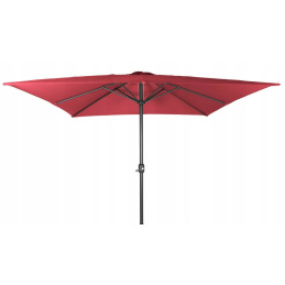 Linder Exclusiv Kwadratowy parasol 250 cm Czerwony