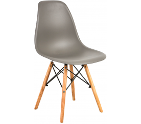 Aga Krzesło w stylu skandynawskim, nowoczesne szare