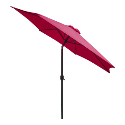 Linder Exclusiv Przechylany parasol 250 cm Ciemno czerwony 