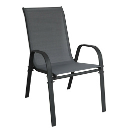 Linder Exclusiv Krzesło ogrodowe STAPEL MC330881 Szare