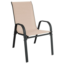 Linder Exclusiv Krzesło ogrodowe STAPEL MC330883 Beżowe