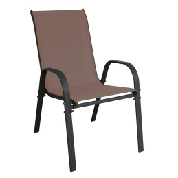 Linder Exclusiv Krzesło ogrodowe STAPEL MC330884 Brązowe