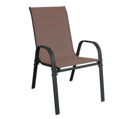 Linder Exclusiv Krzesło ogrodowe STAPEL MC330884 Brązowe
