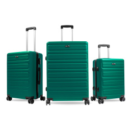 Aga Travel Sada cestovních kufrů MR4657 Tmavě zelená