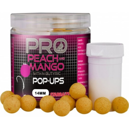Starbaits Pływające kulki Probiotic Peach Mango Pop Up 14mm 60g