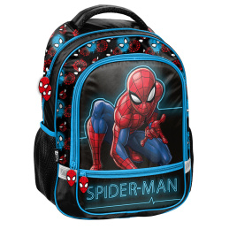 Dwukomorowy plecak szkolny Paso Spiderman