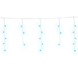 Aga Vánoční světelný závěs 300 LED Modrá