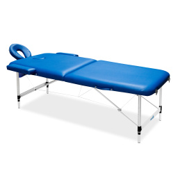 Stół składany do masażu aluminium Aga odcienie niebieskiego