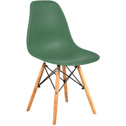 Aga Krzesło w stylu skandynawskim, nowoczesne zielone
